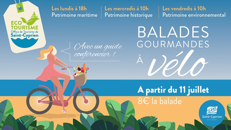 balades gourmandes à vélo st cyprien