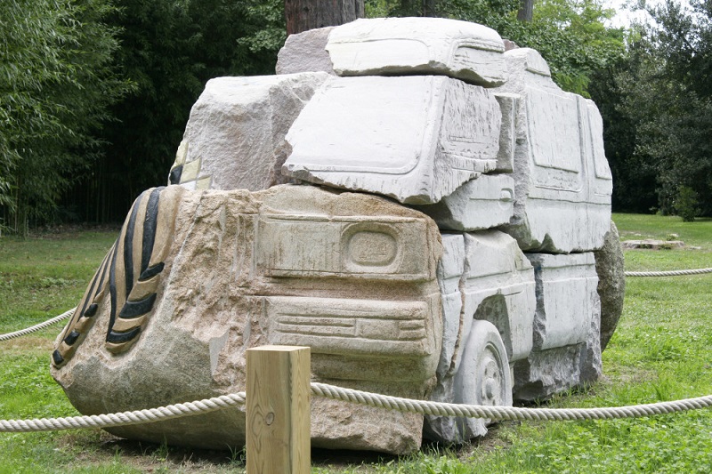 sculpture jardin des plantes saint cyprien 