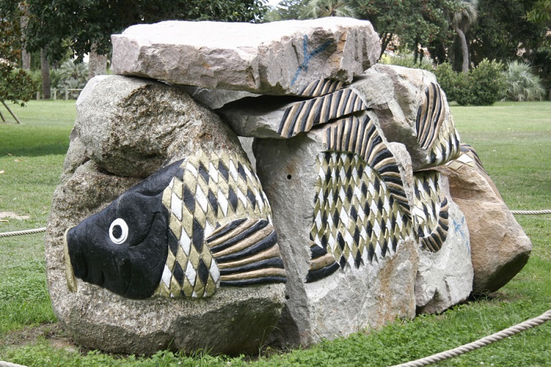 sculpture jardin des plantes saint cyprien 