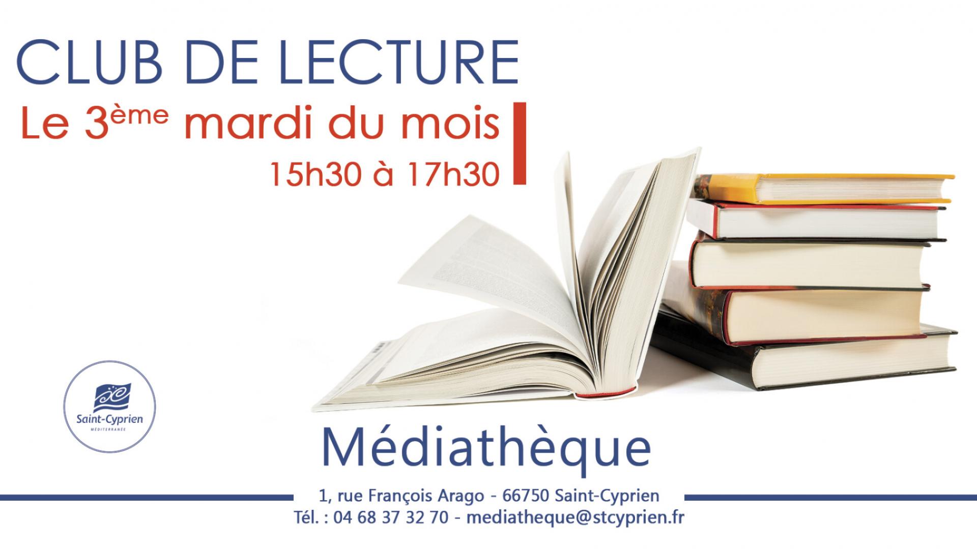 CLUB DE LECTURE DE LA MEDIATHEQUE PROSPER MERIMEE
