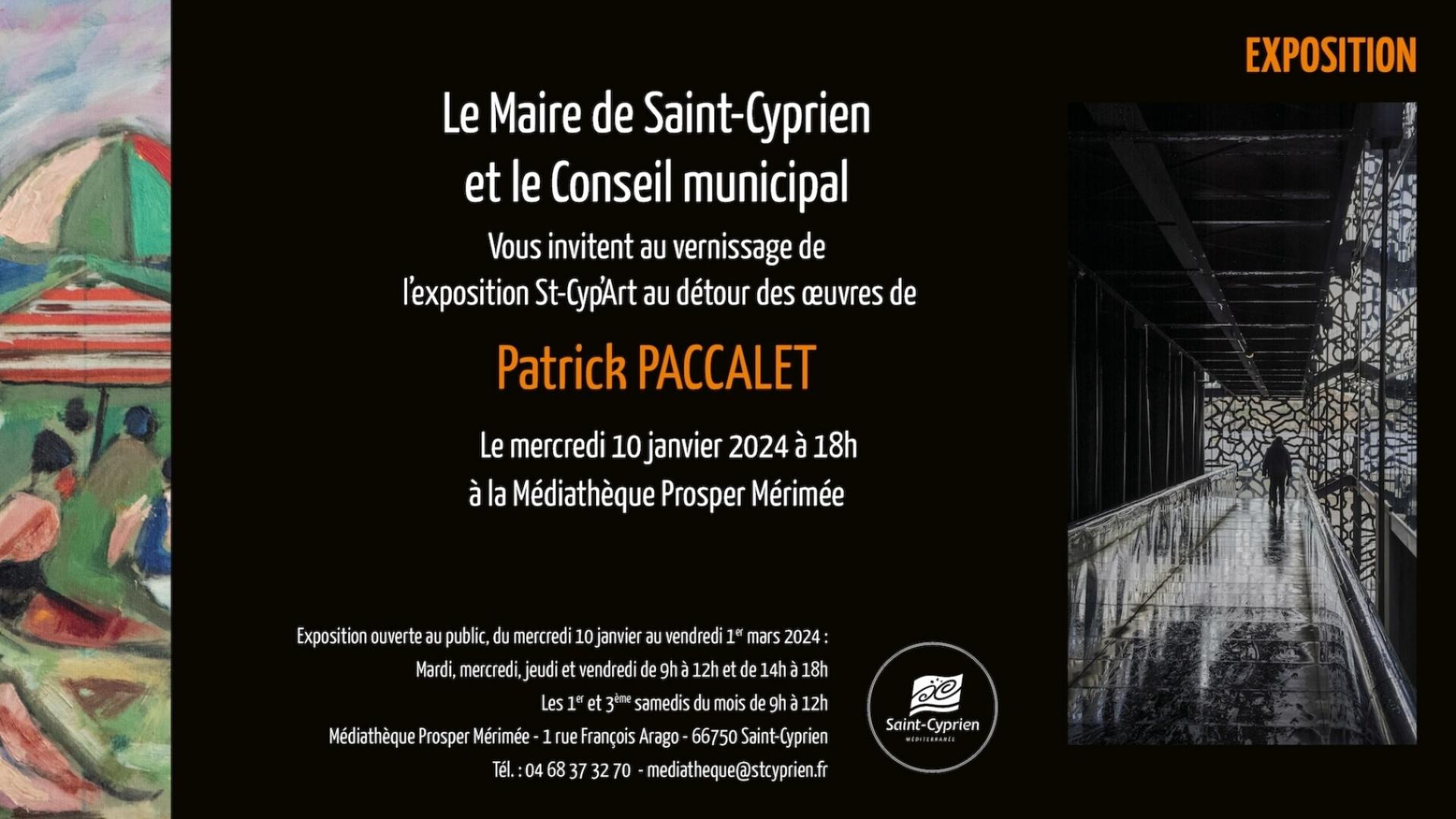 EXPOSITION ST-CYP'ART PATRICK PACCALET