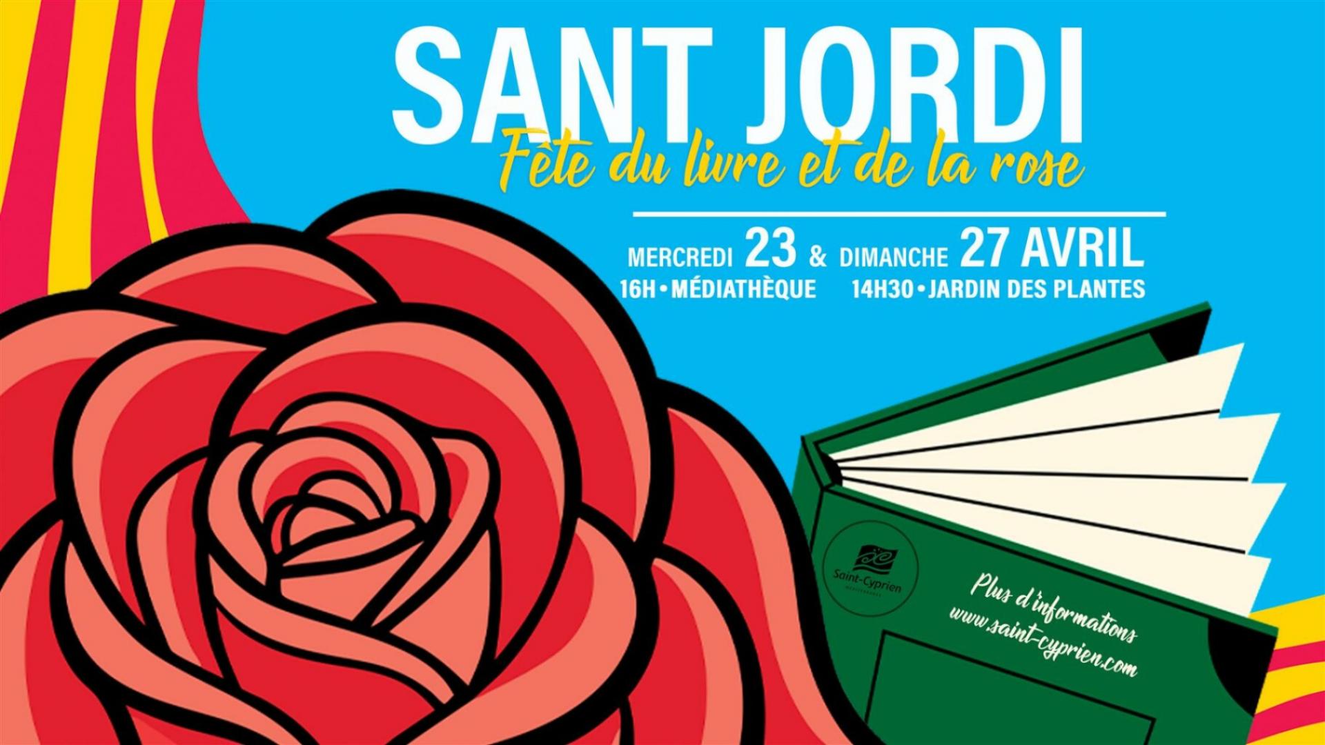 SANT JORDI - FETE DU LIVRE ET DE LA ROSE