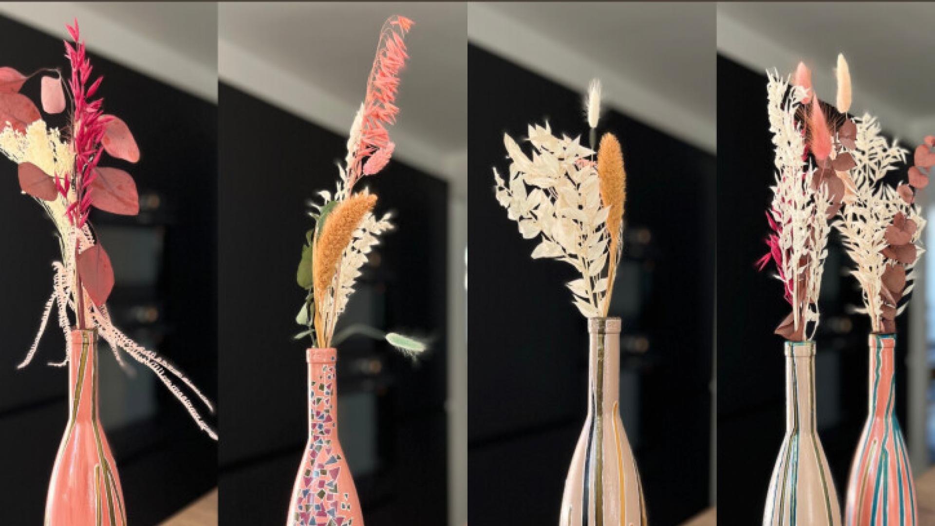 CHEZ MAERLLE - ATELIER RECYCL'ART INITIATION A LA PEINTURE SUR BOUTEILLE
