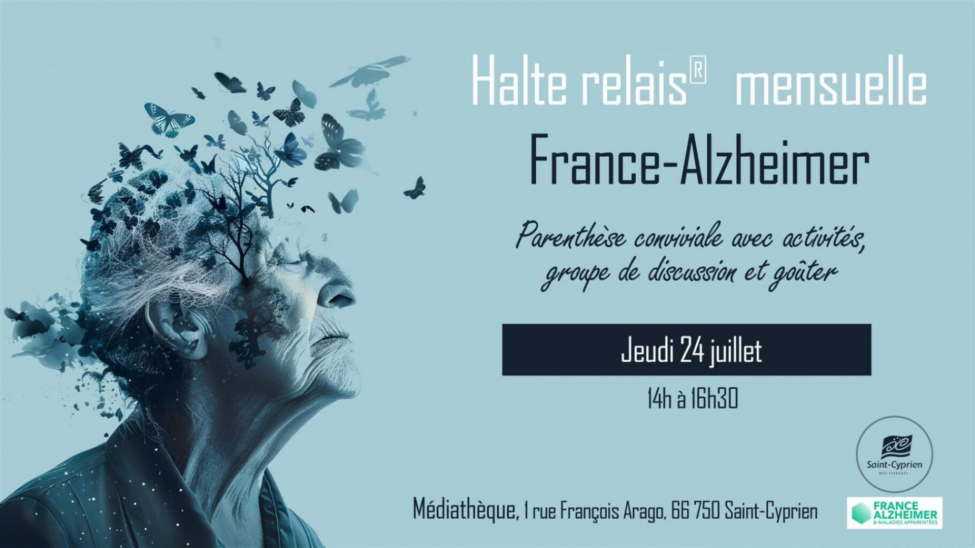 HALTE RELAIS(R)MENSUELLE FRANCE-ALZHEIMER